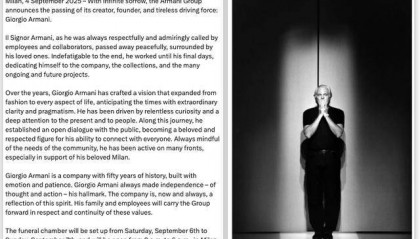 传奇设计师乔治·阿玛尼去世:无结构的外套,有结构的传承