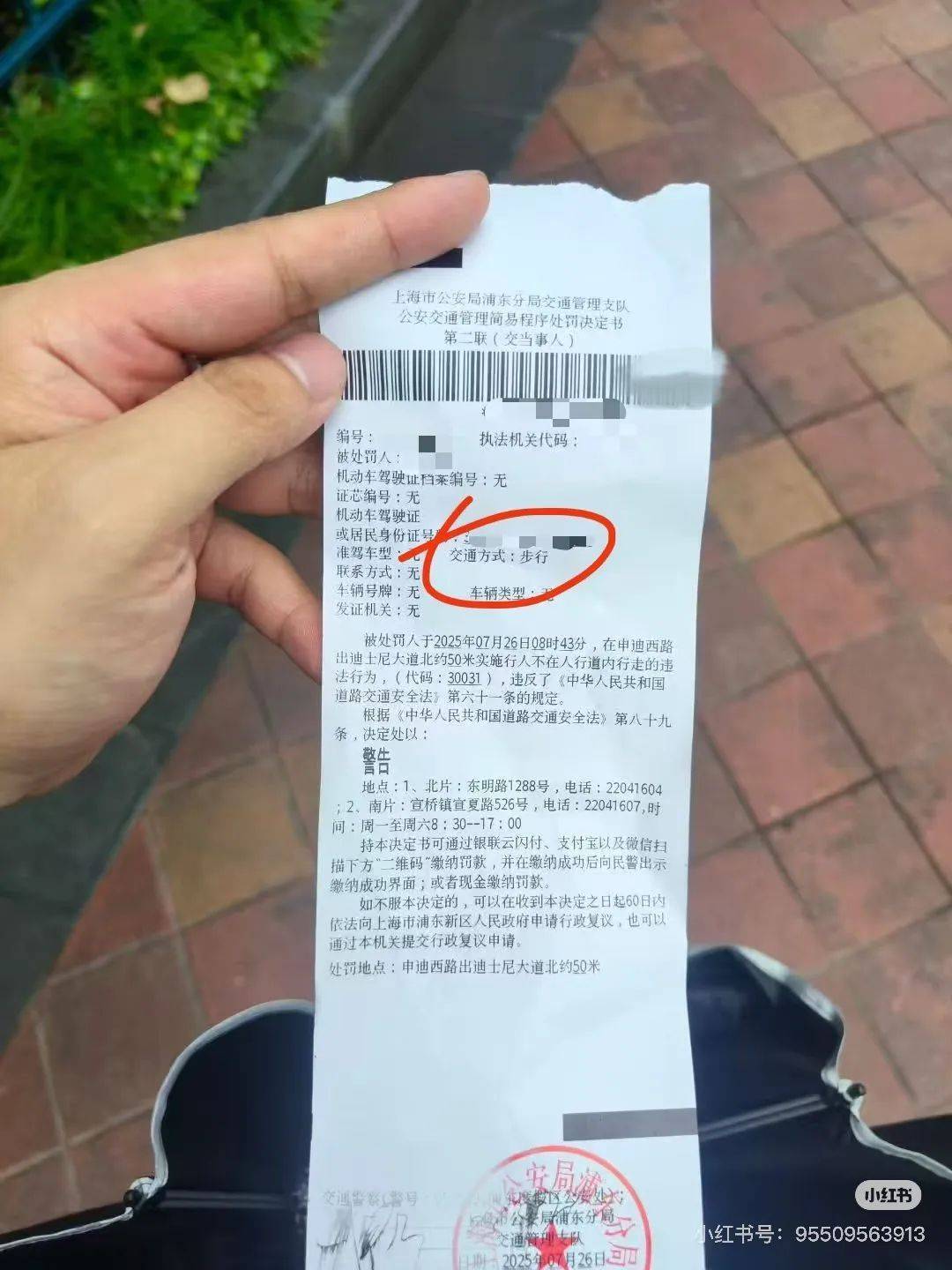 上海行人不走人行道被开罚单？交警：被电子抓拍后可能警告或罚款